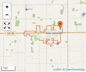 Area schools map